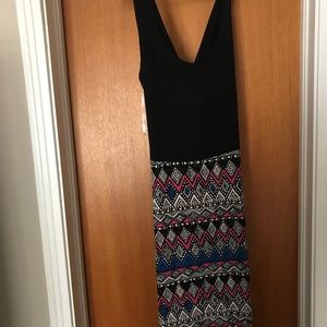 Black open back stitch fix summer dress